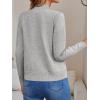 imageLILLUSORY Womens Zip Up Cardigan Sweaters Crew Neck Trendy Jackets Long Sleeve Outfits Fall Fashion 2025 Winter ClothingGrey
