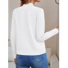 imageLILLUSORY Womens Zip Up Cardigan Sweaters Crew Neck Trendy Jackets Long Sleeve Outfits Fall Fashion 2025 Winter ClothingWhite