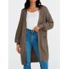 imageLILLUSORY Long Oversized Cardigans Sweaters for Women Open Front Knit Fall with Pockets 2025 Outfits FashionNutmeg