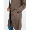 imageLILLUSORY Long Oversized Cardigans Sweaters for Women Open Front Knit Fall with Pockets 2025 Outfits FashionNutmeg