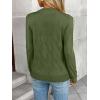 imageLILLUSORY Womens Sweaters Fall Fashion 2025 Lightweight Long Sleeve Knit Pullover Casual Trendy Tops Winter ClothesArmy Green