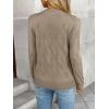 imageLILLUSORY Womens Sweaters Fall Fashion 2025 Lightweight Long Sleeve Knit Pullover Casual Trendy Tops Winter ClothesCamel