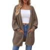 imageLILLUSORY Long Oversized Cardigans Sweaters for Women Open Front Knit Fall with Pockets 2025 Outfits FashionNutmeg