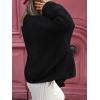 imageLILLUSORY Chunky Cardigan Sweaters for Women Oversized Long Trendy Early Fall Outfits Fashion Cozy 2025 Winter ClothingBlack