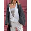imageLILLUSORY Chunky Cardigan Sweaters for Women Oversized Long Trendy Early Fall Outfits Fashion Cozy 2025 Winter ClothingDark Grey