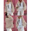 imageLILLUSORY Chunky Cardigan Sweaters for Women Oversized Long Trendy Early Fall Outfits Fashion Cozy 2025 Winter ClothingGrey Beige
