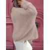 imageLILLUSORY Chunky Cardigan Sweaters for Women Oversized Long Trendy Early Fall Outfits Fashion Cozy 2025 Winter ClothingGrey Beige