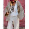 imageLILLUSORY Chunky Cardigan Sweaters for Women Oversized Long Trendy Early Fall Outfits Fashion Cozy 2025 Winter ClothingTaupe