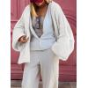 imageLILLUSORY Chunky Cardigan Sweaters for Women Oversized Long Trendy Early Fall Outfits Fashion Cozy 2025 Winter ClothingWhite