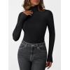 imageLILLUSORY Womens Turtleneck Ribbed Sweaters Pullover Tops Long Sleeve Winter Winter Clothes 2025Black