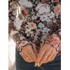 imageLILLUSORY Lace Long Sleeve Floral Mesh Mockneck Going Out Tops for Women Spring Fashion 2025Floralfierce