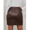 imageLILLUSORY Leather Skirt Pencil Skirts for Women Trendy Fall 2025 Going Out Outfits Date NightCoffee