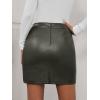 imageLILLUSORY Leather Skirt Pencil Skirts for Women Trendy Fall 2025 Going Out Outfits Date NightGreen