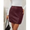 imageLILLUSORY Leather Skirt Pencil Skirts for Women Trendy Fall 2025 Going Out Outfits Date NightWinered