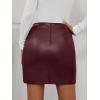 imageLILLUSORY Leather Skirt Pencil Skirts for Women Trendy Fall 2025 Going Out Outfits Date NightWinered
