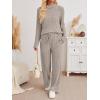 imageLILLUSORY Womens 2 Piece Lounge Sets Matching Sweatsuits Fall Outfits Pajamas 2025 Comfy Casual Sets Fashion Winter ClothesKhaki