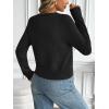 imageLILLUSORY Womens Cropped Cardigan Crew Neck Lightweight Crop Sweaters Fall Cute Button Down Knit Clothes 2025Black