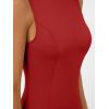 imageLILLUSORY Womens ALine Boat Neck Flowy Mini Dress Summer 2025 Going Out Party Club Vacation Sleeveless Tank DressesRed