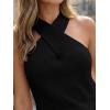 image:imageLILLUSORY Knit Halter Tops Sleeveless Lightweight Summer Sweater VestBlack