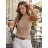 image:imageLILLUSORY Knit Halter Tops Sleeveless Lightweight Summer Sweater VestLatte Tan
