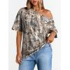 image:imageLILLUSORY Off The Shoulder Tops Oversized Tshirts Short Sleeve Basic Tee 2026 Casual Summer Fashion ClothesCamokg