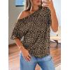 image:imageLILLUSORY Off The Shoulder Tops Oversized Tshirts Short Sleeve Basic Tee 2026 Casual Summer Fashion ClothesLprint
