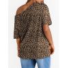 image:imageLILLUSORY Off The Shoulder Tops Oversized Tshirts Short Sleeve Basic Tee 2026 Casual Summer Fashion ClothesLprint