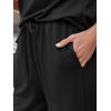 image:imageLILLUSORY Two Piece Lounge Sets for Women Spring Vacation Beach Travel Airport Outfits Casual Cruise Fashion 2026Black