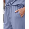 image:imageLILLUSORY Two Piece Lounge Sets for Women Spring Vacation Beach Travel Airport Outfits Casual Cruise Fashion 2026Blue