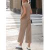 image:imageLILLUSORY Two Piece Lounge Sets for Women Spring Vacation Beach Travel Airport Outfits Casual Cruise Fashion 2026Coffee