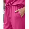 image:imageLILLUSORY Two Piece Lounge Sets for Women Spring Vacation Beach Travel Airport Outfits Casual Cruise Fashion 2026Hot Pink