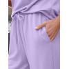 image:imageLILLUSORY Two Piece Lounge Sets for Women Spring Vacation Beach Travel Airport Outfits Casual Cruise Fashion 2026Purple
