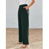 image:imageLILLUSORY Wide Leg Dress Pants Womens High Waisted Dressy TrousersDark Green