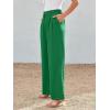 image:imageLILLUSORY Wide Leg Dress Pants Womens High Waisted Dressy TrousersKelly Green