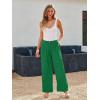 image:imageLILLUSORY Wide Leg Dress Pants Womens High Waisted Dressy TrousersKelly Green