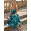 image:imageLILLUSORY Women Floral Maxi Summer Dress 2026 Flowy Elegant Spaghetti Strap Long Sundress Beach Vacation Wedding Guest OutfitFloral Blue Green