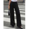 image:imageLILLUSORY Women High Waisted Stretchy Wide Leg Work Pants Business Casual Trousers with Pockets 2026Black