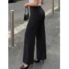 image:imageLILLUSORY Women High Waisted Stretchy Wide Leg Work Pants Business Casual Trousers with Pockets 2026Black