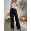 image:imageLILLUSORY Women High Waisted Stretchy Wide Leg Work Pants Business Casual Trousers with Pockets 2026Black