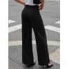 image:imageLILLUSORY Women High Waisted Stretchy Wide Leg Work Pants Business Casual Trousers with Pockets 2026Black
