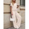 image:imageLILLUSORY Womens 2 Piece Lounge Sets 2026 Summer Vacation Outfits Airport Travel Resort Wear Beach Matching Spring SweatsuitApricot