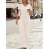 image:imageLILLUSORY Womens 2 Piece Lounge Sets 2026 Summer Vacation Outfits Airport Travel Resort Wear Beach Matching Spring SweatsuitApricot