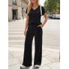 image:imageLILLUSORY Womens 2 Piece Lounge Sets 2026 Summer Vacation Outfits Airport Travel Resort Wear Beach Matching Spring SweatsuitBlack