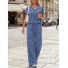 image:imageLILLUSORY Womens 2 Piece Lounge Sets 2026 Summer Vacation Outfits Airport Travel Resort Wear Beach Matching Spring SweatsuitBlue