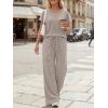 image:imageLILLUSORY Womens 2 Piece Lounge Sets 2026 Summer Vacation Outfits Airport Travel Resort Wear Beach Matching Spring SweatsuitKhaki