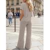 image:imageLILLUSORY Womens 2 Piece Lounge Sets 2026 Summer Vacation Outfits Airport Travel Resort Wear Beach Matching Spring SweatsuitKhaki