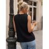 image:imageLILLUSORY Womens Babydoll Peplum Tops Sleeveless Pleated Tank Tops  Summer Flowy Dressy Casual Blouses for Daily Work 2026Black