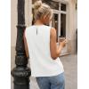 image:imageLILLUSORY Womens Babydoll Peplum Tops Sleeveless Pleated Tank Tops  Summer Flowy Dressy Casual Blouses for Daily Work 2026White