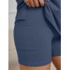 image:imageLILLUSORY Womens Lounge Sets Shorts 2 Piece Matching Pajamas Summer Outfits 2026 Casual Oversized Sweatsuits Spring ClothesDark Blue