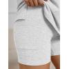 image:imageLILLUSORY Womens Lounge Sets Shorts 2 Piece Matching Pajamas Summer Outfits 2026 Casual Oversized Sweatsuits Spring ClothesGrey